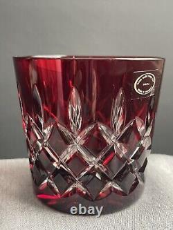 Ajka ARABELLA Cut To Clear Double Old Fashioned Rocks Set NEW-Excellent