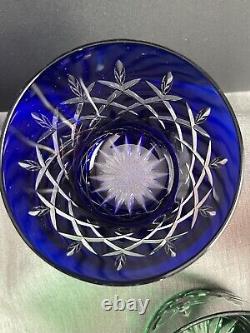 Ajka ARABELLA Cut To Clear Double Old Fashioned Rocks Set NEW-Excellent