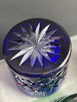 Ajka ARABELLA Cut To Clear Double Old Fashioned Rocks Set NEW-Excellent