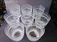 Ajka Crystal Set Of 8 Double Old Fashioned / Whisky Glasses