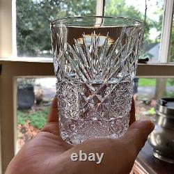 American Brilliant Double Miter Harvard & Fan Old Fashioned Whiskey Tumblers (5)