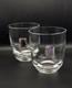Anna New York Elevo Double Old Fashioned Glasses Set of 2 Crystal Agate Stones