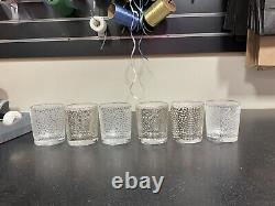 Arbiter Dotti Mixed Double Old Fashioned Glass Set of 6 NEW without Box