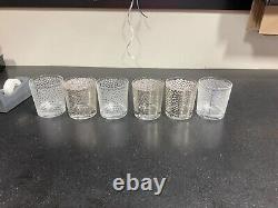 Arbiter Dotti Mixed Double Old Fashioned Glass Set of 6 NEW without Box