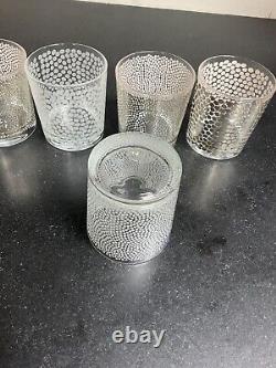 Arbiter Dotti Mixed Double Old Fashioned Glass Set of 6 NEW without Box