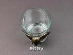 Arthur Court Safari Animals Rocks Double Old Fashioned Glasses Tumblers Set Of 5