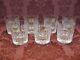 Atlantis Delray Crystal Double Old Fashioned Glasses Set of Seven (7) New