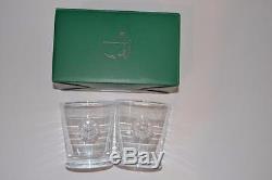 Augusta National Member Double Old Fashioned 2 Glasses Berckmans Place Masters