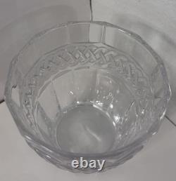 Austrian HEAVY24% lead CRYSTAL Braid Motif Double Old Fashioned Whiskey Glasses