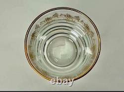 BACCARAT Récamier Model Crystal Double Old Fashioned Set of 4. FREE SHP