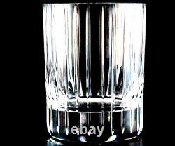BACCARAT Signed Cut Crystal HARMONIE 4 1/8 Double Old Fashioned Glass 12oz