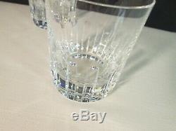 BACCARAT two 2 ROTARY Double Old Fashioned GLASSES Tumblers