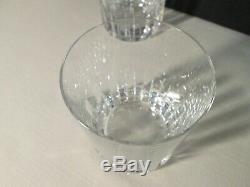 BACCARAT two 2 ROTARY Double Old Fashioned GLASSES Tumblers