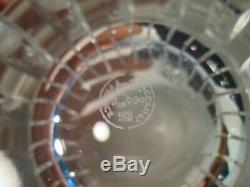 BACCARAT two 2 ROTARY Double Old Fashioned GLASSES Tumblers