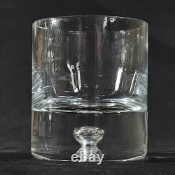 BLOCK KARLSTADT DBL OLD FASHIONED GLASSES, Cut Lead Crystal, 4 1/8, 10 Oz, 4PC
