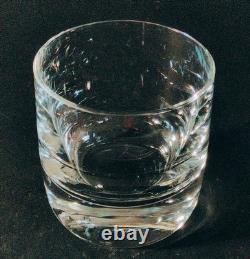 BLOCK SUNRISE DBL OLD FASHIONED GLASSES, Cut Lead Crystal, 3 7/8, 10 Oz, 2PCS