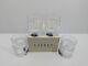BNIB Ralph Lauren Glen Plaid Set of 4 Lead Glass Double Old Fashioned Glasses
