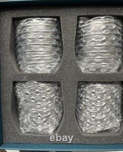 BRAND NEW IN BOX Waterford Mixology Double Old Fashioned Tumblers Set/4 Crystal