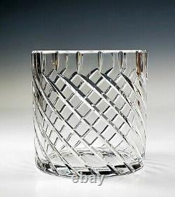 Baccarat 3 3/4 Tall x 3 5/8 wide Rare Double Old Fashioned Cut Crystal Glass