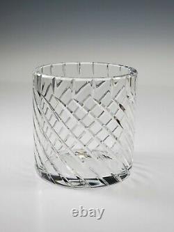 Baccarat 3 3/4 Tall x 3 5/8 wide Rare Double Old Fashioned Cut Crystal Glass