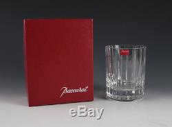 Baccarat Crystal Double Old Fashioned Glass in Harmonie, Signed. New in Box