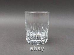 Baccarat Crystal France Rotary Double Old Fashioned Glass Tumbler