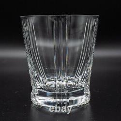 Baccarat Crystal France Triade Double Old Fashioned Tumbler Glass 4 1/8