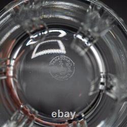 Baccarat Crystal France Triade Double Old Fashioned Tumbler Glass 4 1/8