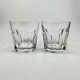 Baccarat Crystal Harcourt Versailles Double Old Fashioned Glass 4-1/4 2Pc
