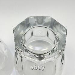 Baccarat Crystal Harcourt Versailles Double Old Fashioned Glass 4-1/4 2Pc
