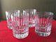 Baccarat Crystal Harmonie Double Old Fashioned Tumbler Glass Set Of 4 Excellent