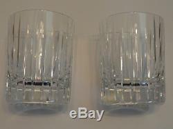 Baccarat Crystal Harmonie Double Old Fashioned Tumbler Glass Set of 2, 4 1/8