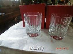 Baccarat Crystal Harmonie Double Old Fashioned Tumbler Glasses, Set of Two