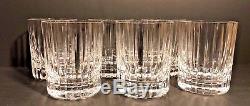 Baccarat Crystal Harmonie Double Old-Fashioned Whiskey Glasses Set Of 6