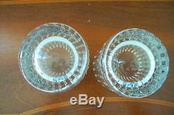 Baccarat Crystal Harmony Double Old-Fashioned 4 1/18 TWO GLASSES- LOOK NEW