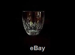 Baccarat Crystal Massena Double Old Fashioned 13 Ounce Flat Tumbler 4 Tall