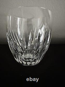 Baccarat Crystal Massena Tumbler Whiskey Double Old Fashioned Glasses Set 3