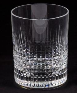 Baccarat Crystal Nancy Cut Double Old-fashioned Tumbler One Glass 2811581 New