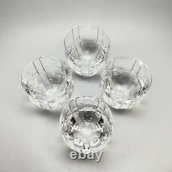 Baccarat Crystal Neptune Double Old Fashioned Tumbler Glass 3-5/8 Set of 4