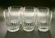 Baccarat Crystal Odeon Pattern Double Old Fashioned Glasses Set of 6