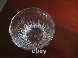 Baccarat Cut Crystal Rotary 4 1/8 Tumbler Double Old Fashioned Glasses 16oz