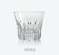 Baccarat Etna Crystal Double Old Fashioned Tumbler / Glass Set Of 2