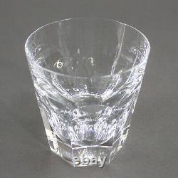 Baccarat France Crystal Harcourt Double Old Fashioned Tumbler 3.75 Tall