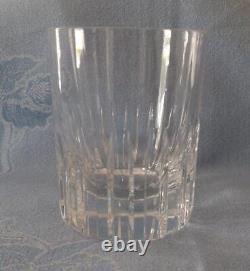 Baccarat France Rotary Crystal Double Old Fashioned 4 1/8 Glass Tumbler