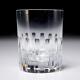 Baccarat France Rotary Cut Crystal Glass Double Old Fashioned Tumbler 4