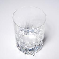 Baccarat France Rotary Cut Crystal Glass Double Old Fashioned Tumbler 4