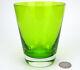 Baccarat French Crystal Tumbler Double Old Fashioned Glass Mosaique Moss Green