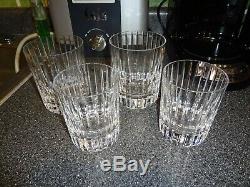 Baccarat HARMONIE Double Old Fashioned Glass 5932070 Set of FOUR GEORGOUS