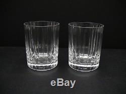 Baccarat HARMONIE Double Old Fashioned Glasses / Set of 2 / Excellent
