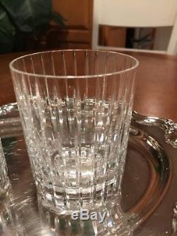 Baccarat HARMONIE Set Of Two Double Old Fashioned Crystal Glasses